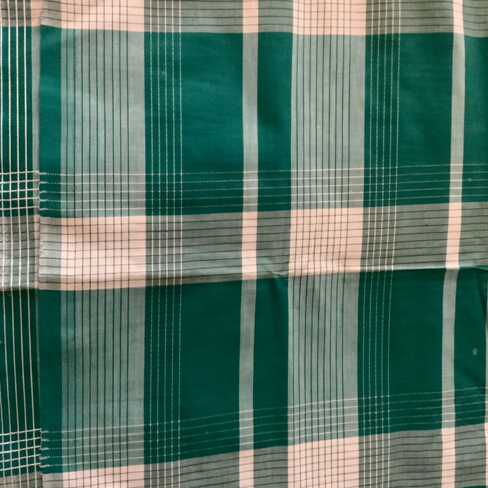 Fabric plaid over two yards